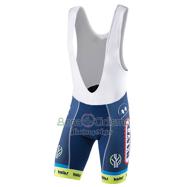 Wanty Groupe Ropa Ciclismo Culotte Corto 2017 Mangas Cortas Gobert Azul